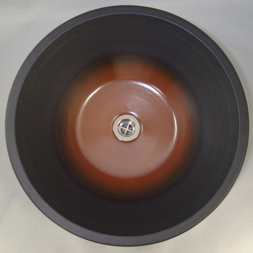 P-01 赤黒ソリ型(大)手洗い器