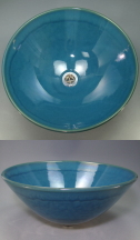 SL-005 くじゃく織部ソリ型(大)手洗い器