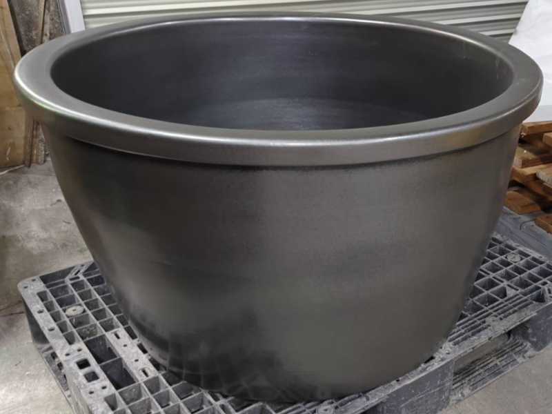 信楽焼　ちっちゃな壱番星　陶器風呂丸型φ900×H600 陶器 風呂 信楽焼 丸型 制作　注文　 販売 注文