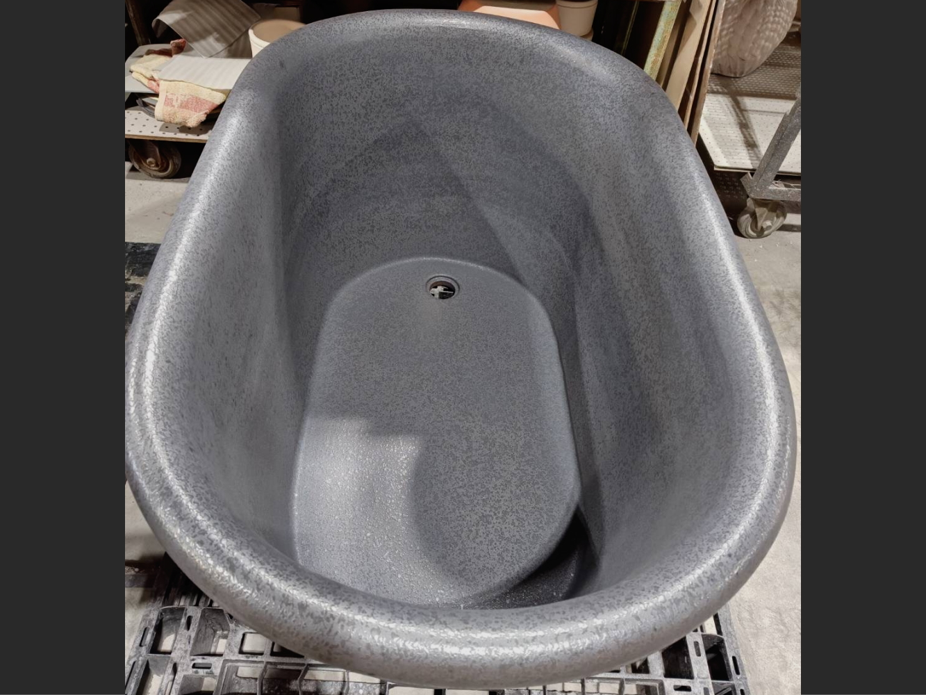  陶器 風呂 信楽焼 小判型 制作 露店風呂　露店　風呂釜　売 注文　HURO-B1200