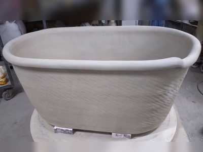 信楽焼　陶器　風呂　小判型 HURO-B1400 陶器 風呂 信楽焼 小判型 制作 製作　販売 注文
