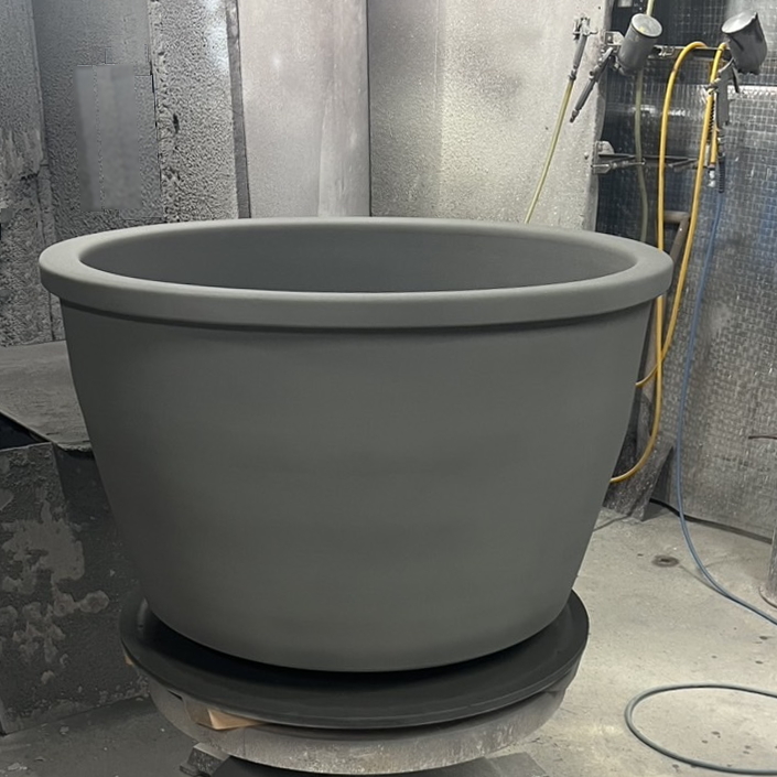 製作風景　職人　陶器　風呂　陶器風呂　癒し　製作　制作　浴槽　バスタブ　信楽焼