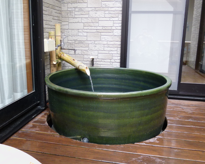 信楽焼　陶器　風呂　丸型 HURO-A1300　 陶器 風呂 信楽焼 丸型 おわん型 制作 販売 注文