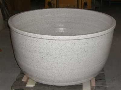 信楽焼　陶器　風呂　丸型 HURO-A1300　 陶器 風呂 信楽焼 丸型 おわん型 制作 販売 注文